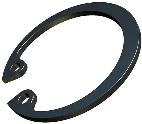 32mm Anello di sicurezza, clip a C interne per impieghi gravosi, anelli elastici con finitura in fosfato nero in acciaio al carbonio, fermo della clip del rotore DIN 472 con fori di presa (pack of 10)