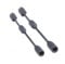 Siganorpy 2 Pack Replacement Dongle USB Breakaway Cable for Xbox 360 Wired Controllers - Dark Grey
