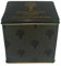 Bags of Ethics Tea Caddy Tin Printed Square Decorative Kitchen Food Storage Canisters for Tea Coffee & Sweets (Royal Green)