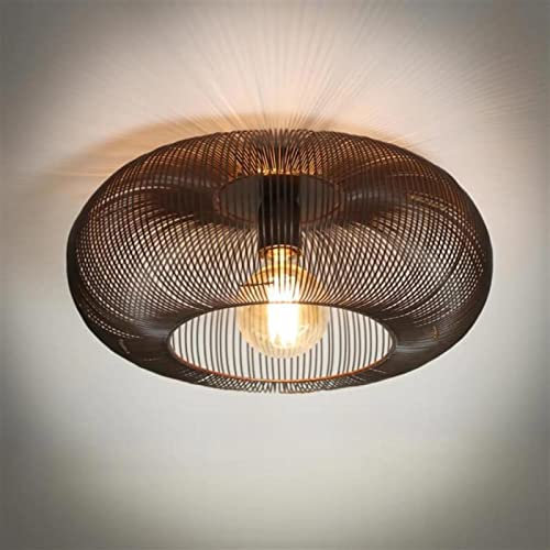 famlights in Schwarz-matt industrielle Dekorativ LOLA E27 Metall Wohnzimmer Schlafzimmer | 1-flammig