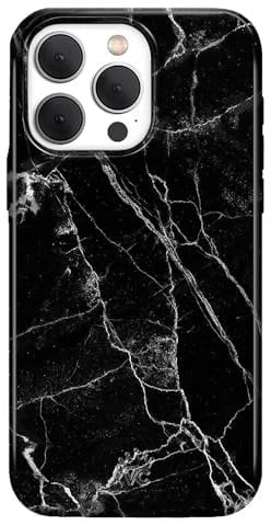 VELVET CAVIAR for iPhone 14 Pro Max Case Black Marble - Compatible with MagSafe - 10ft Drop Tested