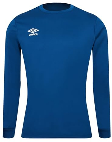 Umbro Mens Club Jersey Long Sleeve Top Sports Training Navy M