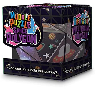 Space Polygon Fidget Toy Puzzle Cube au design spatial