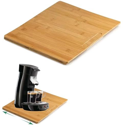 Alrigon Geräte-Schiebebrett für Arbeitsplatte mit Rädern, extra großes Rolltablett für Kaffeemaschine, Küchenhelfer-Mixer, Mixer und Luftfritteuse (breit (38,1 x 30 cm)