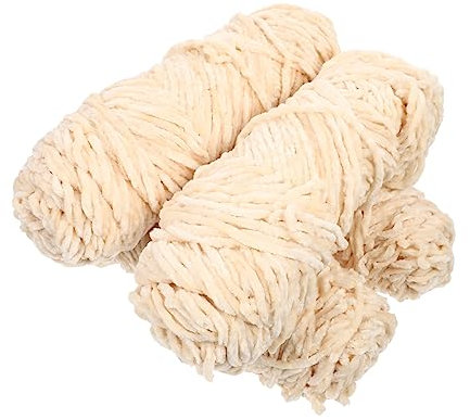 MAGICLULU 4 Stück Buntes Goldsamtgarn Gewebte Überwurfdecken Jumbo-chenillegarn Gestricktes Garn Knäuel Aus Chenillegarn Schal Baby Chenille Bunter Goldsamt Handbuch Strukturiertes Garn