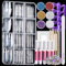 Teenitor 312pcs Clear Press On Nails Kit with Glitter, Acrylic Toe Nail Tips, Glue on Toenails