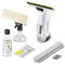 Kärcher WV 6 Plus Fenstersauger weiß (inkl. Zubehör,100 min Akkulaufzeit, Fensterreiniger für Fenster, Fliesen, Dusche und Vitrinen) (inkl. 1x Glasreiniger RM 500 & Wischbezug Outdoor)