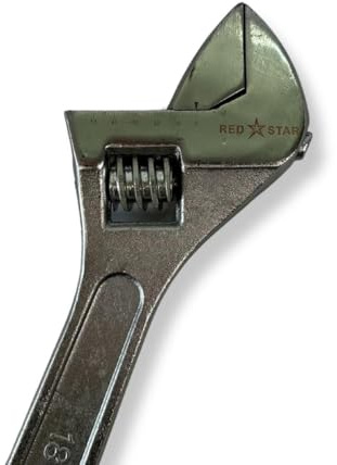 RED STAR 18 450mm Adjustable Spanner Wrench 55mm Jaw
