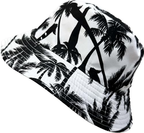 J26 Fischerhut Angler Mütze Hawaii Hut Sonnenschutz Fischer Strandhut Hanf Cap Palme Camouflage