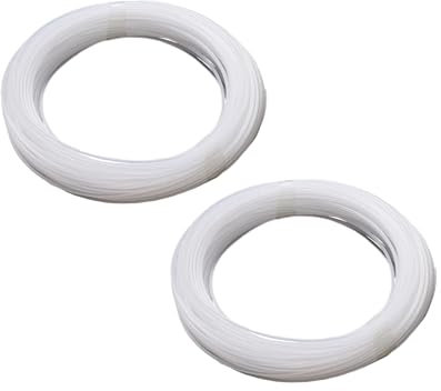 Filo di nylon trasparente non elastico, diametro 0,9 mm, per ornamenti natalizi, gioielli, artigianato, pesca, 15 m, 2 rotoli