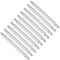 QUARKZMAN 10pcs 1,8 x 25 mm Montre Ressort Barre Épingles, INOX Acier Montre Bracelet Lien Broches Ressort Barres Réparation Outil pour Métal chaînes Cuir Bracelet Montre, Argent
