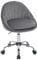 WOLTU Homeoffice Stuhl, Bürostuhl ergonomisch, Schminkstuhl drehbar, Drehstuhl mit Rollen, Schreibtischstuhl 150 kg belastbar, für Arbeitszimmer Schlafzimmer, Samt, Dunkelgrau, BS167dgr