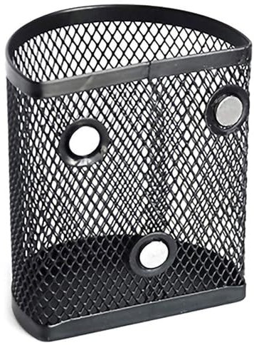 Baoqifong Pencil Holder Magnetic,Pencil Cup for Refrigerator - Magnetic Pencil Holder, Storage Basket Organizer, Strong Magnets Pen Holder for Whiteboard, Cubicle Desks, Fridge, Locker