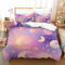 CasCam Moon and Stars Bettbezug Bettwäsche Set Kinderbettwäsche-Set Reißverschluss Mit Kissenbezügen Betten Set Für Jungen Und Mädchen, Kinder Single（140x200cm）