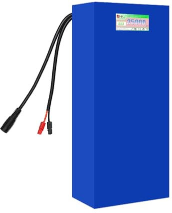 JHKJ Batterie au Lithium 48V 15Ah 10Ah 12Ah 25Ah 30Ah 20Ah Batterie Li-ION 36V 20Ah 15Ah 12Ah Batterie Rechargeable 24V avec BMS pour kit Moteur 400W - 1500W,Anderson 48v25ah