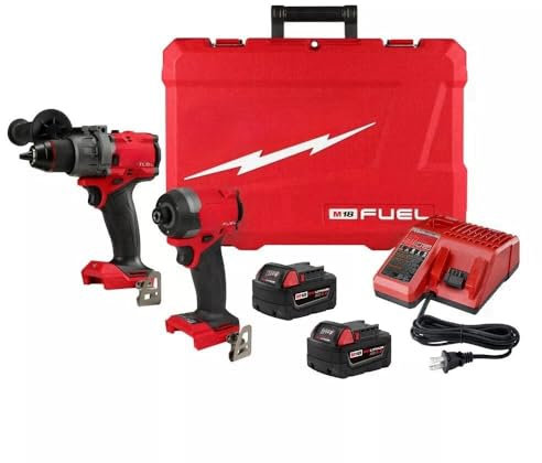 3697-22 for Milwaukee M18 FUEL 18V 2 Tool Combo Kit Hammer Drill and Impact Driver