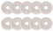 DHPLYO Kit de Accesorios for fregona Compatible con Cecotec/Conga 11090, Robot Aspirador, Repuesto de Almohadillas de Microfibra for Limpieza