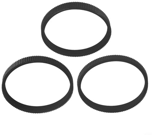 Confezione da 3 cinghie di trasmissione per pialla elettrica in gomma da 9,6 mm, a basso rumore ad alta resistenza per la lavorazione del legno, ricambio per 1900B N1923B, compatibile con KP0810C