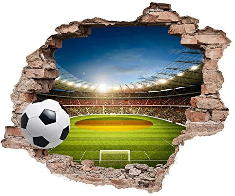 Eurographics DS-DC6023 German Soccer 50x70 Wandtattoo, Plastik, Bunt, 70, 00 x 50, 00 x 0, 40 cm