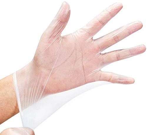100 Stück Vinylhandschuhe in Spender-Box - puderfrei, nicht steril - Einweghandschuhe Einmalhandschuhe Kochhandschuhe (XL)