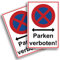 2 Stück Absolutes Halteverbot parken verboten Schild 20 x 30 cm aus stabiler PVC Hartschaumplatte 3mm Parkplatzschild mit UV-Schutz von STROBO