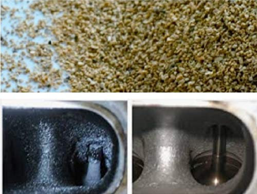 Sand Blasting Walnut Shell Cabinet Tumbler Polisher Grit Media 16/5 Mesh 3kg