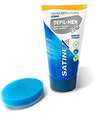 Satinex Depil-Men Crema Depilatoria Uomo - 150 ml