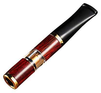 Porte-cigarettes pour homme avec filtre microporeux en bois de santal