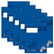 Staufen Premium Schulblock - DIN A4, Lineatur 27 (9mm liniert mit Randlinien), 50 Blatt, 4-fach Lochung, 90g/m² Premium Papier, 10 Stück
