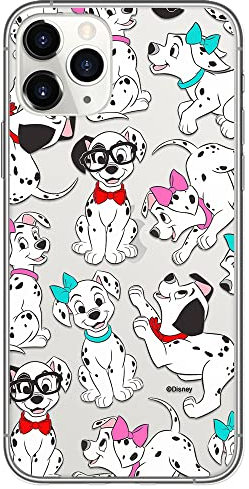 ERT GROUP mobile phone case for Iphone 11 PRO MAX original and officially Licensed Disney pattern Dalmatians 006 optimally adapted to the shape of the mobile phone, partially transparent