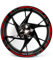 ROANNY Felgenband Reflektierende Motorrad-Radaufkleber Felgenaufkleber MT07 Logo-Set Für Yamaha MT 07 2020 2021 (Color : 3)
