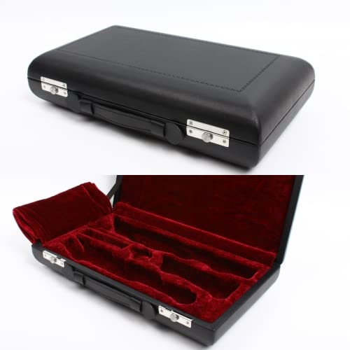 Oboe Case Schwarze Oboe Hartschalenhülle mit Schutzhülle, leichte starke weiche Tasche, Tragetasche Oboe