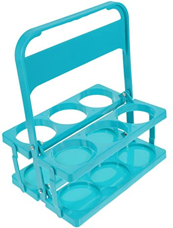 Yardenfun Flaschenhalter Zusammenklappbares Bierregal Becherhalter Für Flasche Brish Portavasos para Auto Weinflaschen-Organizer Bierregal-Träger Getränkehalter Kunststoff-Barzubehör