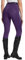BALEAF Reithose Damen Reitsport Reitingleggings Silikon Strumpfhosen mit Reißverschlusstasche Sporthose Lila L