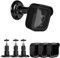 Halterung für Blink Outdoor Kamera, 360°Verstellbare Wandhalterung Kamerahalterung mit Schutzhülle für Blink Outdoor Kamera und Blink Indoor Sicherheitskamera System, Zubehör für Blink Kamera (3pcs)