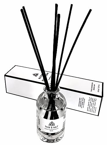 Scent Emotion Raumduft Diffuser Rattanstäbe - 100ml Einschlafduft Sage & Salt