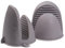 Gants de four en silicone, résistants à la chaleur, antidérapants, imperméables, mini gants de four, parfaits pour la cuisine, la pâtisserie et le barbecue (gris)
