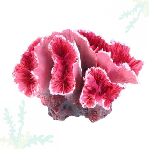 Finto corallo rosa artificiale decorazione acquario piante subacquee non tossico paesaggio acquario acquario ornamento rosa corallo