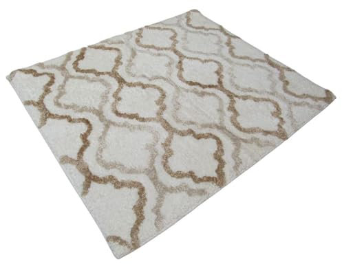 Batex Badteppich Badematte Arabesque Jasmin Sand ca.55 x 65 cm