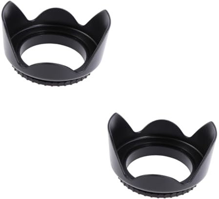 Gadpiparty 2st -digitalkamera Spiegelreflexkamera Tulpe Kameraobjektiv Blütenblattabdeckung Linse