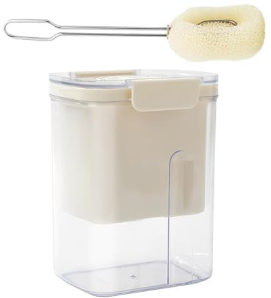 rockible Colador de Yogurt Griego, Filtro de Zumo de Fruta y Leche con Tapa con Cepillo de Limpieza, colador Lavable para Jugo de té y arroz, colador de