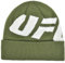 Concept One Unisex-Erwachsene UFC, Winter-Strickmütze mit Bündchen und Sherpa-Futter und Jacquard-Logo Beanie-Mütze, Dunkelgrau, Einheitsgre