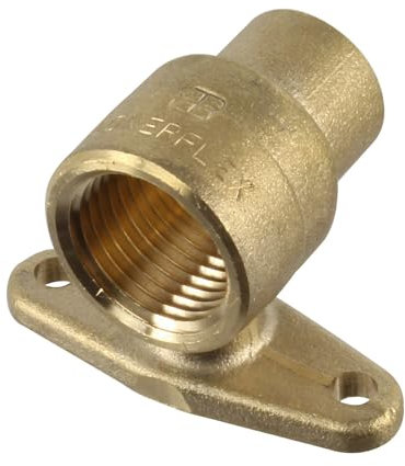 Paxanpax PCK337 Universal Gas Cooker Straight Wall Plate Connector (15mm / 1/2)