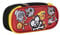 AS Roma Portapenne Scuola ROUND PLUS - A.S. ROMA Calcio - ROMA X TOKIDOKI, Giallo Rosso - Astuccio Scuola Monozip con Organizer Interno, Passanti Elastici - Accessori Zaino Scuola - Astuccio Bambino