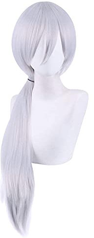 HBYLEE - Anime Chainsaw Man Cosplay Wig Makima Power Angel Devil Denji Higashiyama Kobeni Reze Hayakawa AKI Himeno Quanxi Wigs + Wig Cap One Size Makima [Colour: Quanxi]