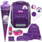 Generisch Schneiders Ergolite Schulranzen-Set für Mädchen (13 teilig mit Schultüte und Brustbeutel, Purple Dream)