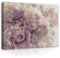 WallArena - Leinwand Bilder - Blumen Rosa Rosen Natur Blume - 120x80 cm Leinwandbilder - Bild auf leinwand - Wandbild XXL groß Wandbilder für Wohnzimmer Schlafzimmer Wohnzimmerbilder Modern
