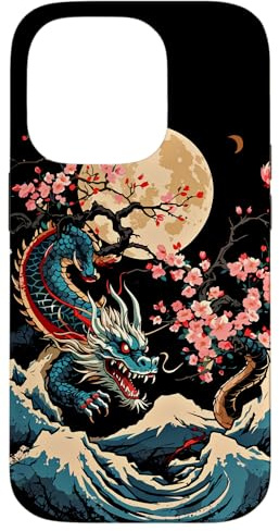 Hülle für iPhone 14 Pro Aesthetic Japanischer Drache Drachen Anime Japan Style Asia