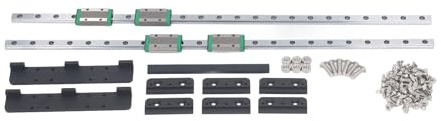 Duales Y-Achsen-Linearschienenführungsset, Hochpräzises 3D-Drucker-Linearschienenset mit Gleitblock, 3D-Drucker-Linearbewegungsschiene für Neptune 3 Plus 4 Plus 3D-Drucker-Upgrades