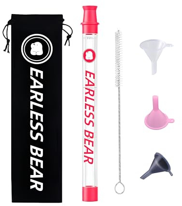 Shot Straw, Shot Holder Straw, for the beach, pool, party Fits all wine bottles and glasses, includes velvet storage bag Shot Straw, cleaning brush and funnel